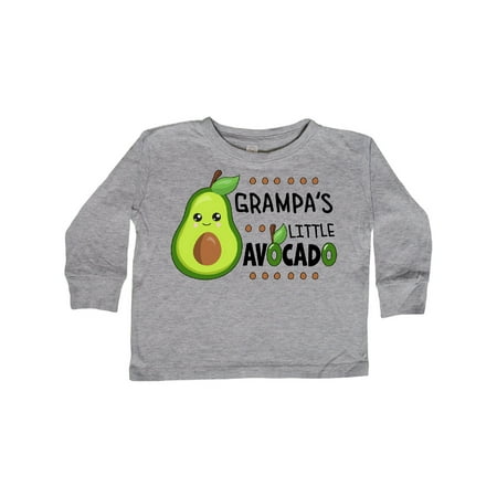 

Inktastic Grampa s Little Avocado with Cute Baby Avocado Gift Toddler Boy or Toddler Girl Long Sleeve T-Shirt
