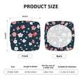 thumbnail image 6 of Daiia Cherry Blossoms Stretch Individual Couch Cushion Slipcovers Reversible Cushion Protector Slipcovers Sofa Cushion Protector Covers Milk Silk-16.9in, 6 of 9