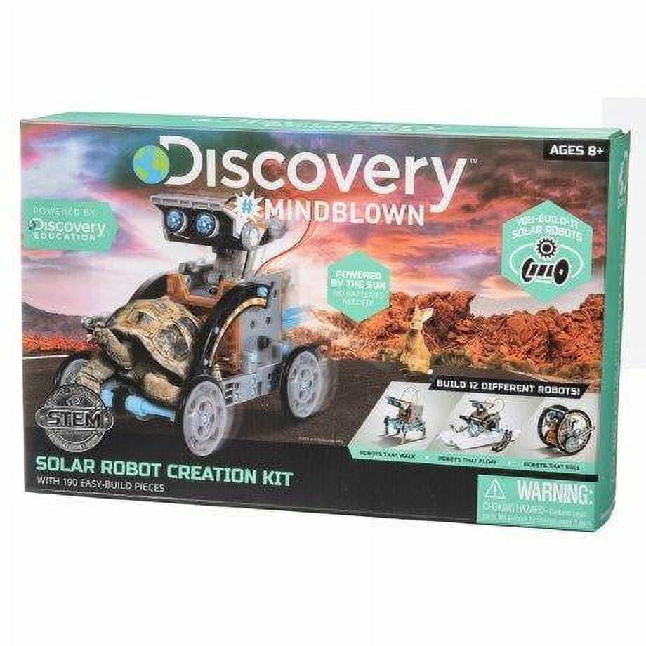 Discovery #mindblown Solar Robot Creation Stem Science Kit 190pc : Target