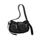thumbnail image 1 of Bolso de hombro Fernando para mujer de cuero PU negro, 1 of 7