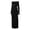 Black, variant on Gyujnb Fold Over Off Shoulder Maternity Maxi Gown Solid Soft Drape Stretch Knit Long Sleeve Elastic Gathered Empire Waist Flowy Floor Length Dress,XXL
