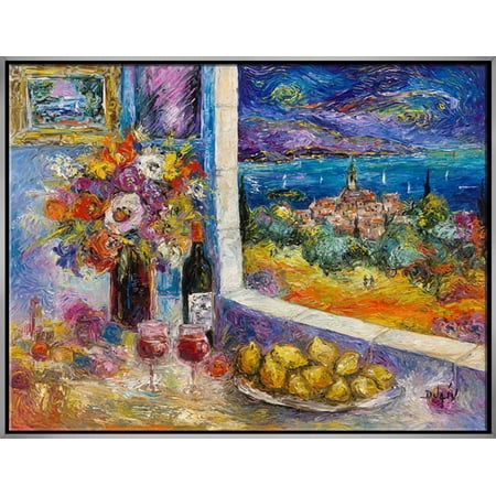 Nifao Van Gough Home  limited edition embellished on by Duaiv – Giclée Print Wall Art 36 L x 28 W