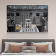 thumbnail image 4 of Cockpit Armature Plane Instruments Canvas Poster Bedroom Decor Sports Landscape Office Room Decor Gift,Frame-style,24x36inch(60x90cm), 4 of 8