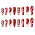 thumbnail image 4 of Long-Length Artificial Nails Easy to Remove Fake Nails for Creating Christmas Atmosphere Jelly Glue, 4 of 7