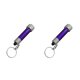 thumbnail image 3 of Eigraketly Linterna LED Acampar al aire libre Senderismo Caminar Antorcha de mano portátil con llave Linterna de aleación de aluminio 5LED Púrpura 2piezas Eigraketly CBP145101, 3 of 6