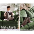 thumbnail image 4 of JULY'S SONG 134.6" Luxury Sectional Sofa Set, Cloud Couch Modular Sectionals for Living Room, Comfy U Shaped Couches and Sofas with Movable Storage Ottoman - Green, 4 of 10