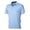 Sky Blue, variant on Adult Men Polo Shirt Short Sleeve Button Tees Shirt Lightweight White Mens Shirts