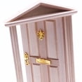 thumbnail image 4 of Mini modelo de puerta de madera Bien DIY Artesanía Regalos con pomo Decoración Juguete Puerta de madera para Sunnimix puerta de madera para casa de muñecas, 4 of 7