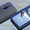 thumbnail image 2 of KOMI for Samsung Galaxy S24 Plus Case for Samsung S24 Plus Phone Case with Built in Kickstand, Shockproof/DropProof Military Grade Protective Cover for Galaxy S24 Plus 5G Dark Blue/Sapphire, 2 of 7