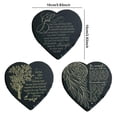 thumbnail image 2 of Yuarrent Duelo Piedra conmemorativa Mascotas Memoria Piedras decorativas Regalos de simpatía Hogar Patio Árbol Árbol Tamaño 10x10cm Type3 NO3, 2 of 6
