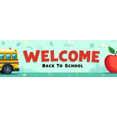 thumbnail image 4 of Space Theme Welcome Back Banner School Backpack and Planets Colorful Backdrop Classroom Decorations Outer Space Party Supplies Photography Props, 4 of 4