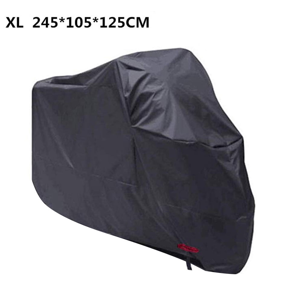 XXL 210D Heavy Duty Waterproof Motorcycle Cover Motorbike Curiser Rain Protector 
