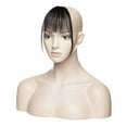 thumbnail image 3 of Clips dans les Cheveux Humains Franges Frange Extensions de Cheveux Air Bangs 3D Cheveux Raides, 3 of 5