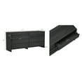 thumbnail image 3 of Linda Commode Moderne Double Grand de 72 Pouces en Gris Anthracite (6 Tiroirs), 3 of 7