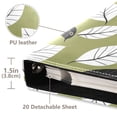 thumbnail image 4 of iauyy PU Leather Scrapbook Album | Expandable Binder with 20 Self-Adhesive Pages (11.8x24in)，Leaf, 4 of 8