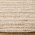 thumbnail image 3 of SAFAVIEH Cape Cod Jacinth Striped Area Rug, Natural/Ivory, 6' x 6' Round, 3 of 10