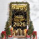 thumbnail image 5 of Christmas Door Curtain Decoration Door Cover Christmas Scene Layout Background Cover, 5 of 6