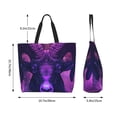 thumbnail image 4 of Kdxio Purple Starry Sky Antelope Casual Tote Bags Women Big Capacity Shoulder Bag for Women Travel Shoulder Bags Handbags, 4 of 6