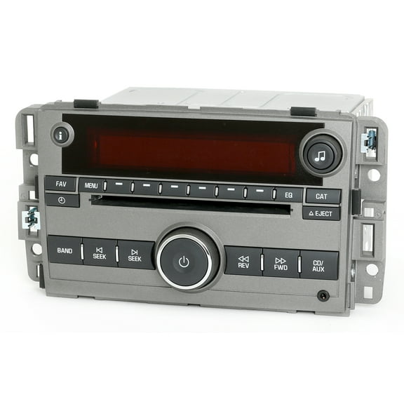 Restored Saturn Vue 2009 Gray Radio AMFM CD Player Auxiliary Input 25994574 Unlocked (Refurbished)