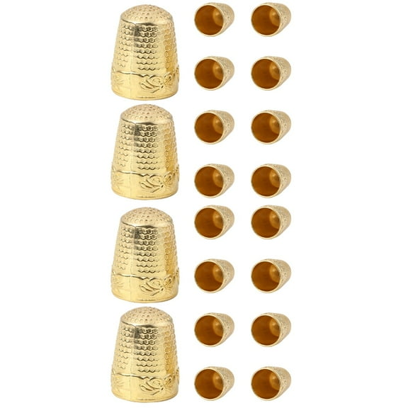 20 Pcs  Decorative Thimble for Sewing Finger Protection Thimble Tool Thick Small Thimble Finger Protector