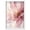 White Frame, variant on Pink and Gold Bloom Shadowbox Print Elegant Floral Art by Art Remedy, White Frame, 16 x 24
