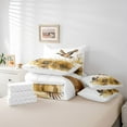 thumbnail image 6 of Homewish Flying Mallard Duck 7-Piece Twin Bedding Sets,Rustic Farmhouse Cabin Bedding Comforter Set,White Brown Sheet Sets For Kids,Microfiber Bedroom Decor Reversible, 6 of 8