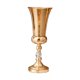 thumbnail image 1 of Jarrón de trompeta para decoración del hogar, de metal, elegante, para mesa de recepción. M, 1 of 9