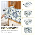 thumbnail image 2 of Yayeee Collapsible Cube Storage Bin with Lid Fabric Closet Decorative Basket with Handles, Green Floral, 2 of 7
