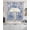 Blue, variant on Boho Pink Flower Swag Curtains for Living Room/Bedroom Windows, Spring Watercolor Country Floral Plant Kitchen Curtains and Valances Set 36 Inch Length, Light Filtering Swags Valance Curtain Panels