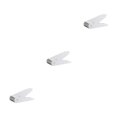 thumbnail image 3 of Yuarrent Estante organizador con ranuras para zapatos, zapatillas de deporte de plástico ondulado, calzado de tacón alto, soporte para armario, soporte Type1 NO1 Yuarrent CBP395189, 3 of 6