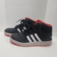 thumbnail image 3 of Adi - das Mens Black Leather Hoops 2.0 Mid Top Basketball Sneakers Shoes Size 6.5, 3 of 6