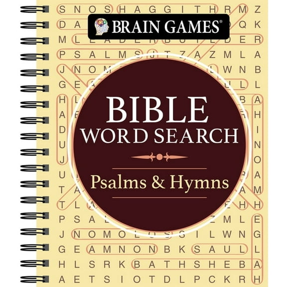Brain Games - Bible Brain Games - Bible Word Search: Psalms and Hymns, (Spiral-Bound)