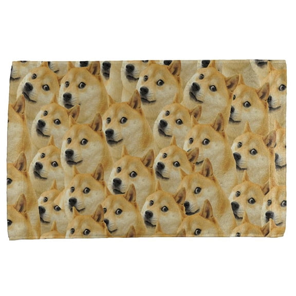 Doge Meme Funny All Over Hand Towel