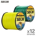 thumbnail image 2 of SIECHI 12 Strands Braid PE Fishing Line 300M 500M 1000M Strong Abrasion Resistance Multifilament Fishing Line Gray Mainline, 2 of 6