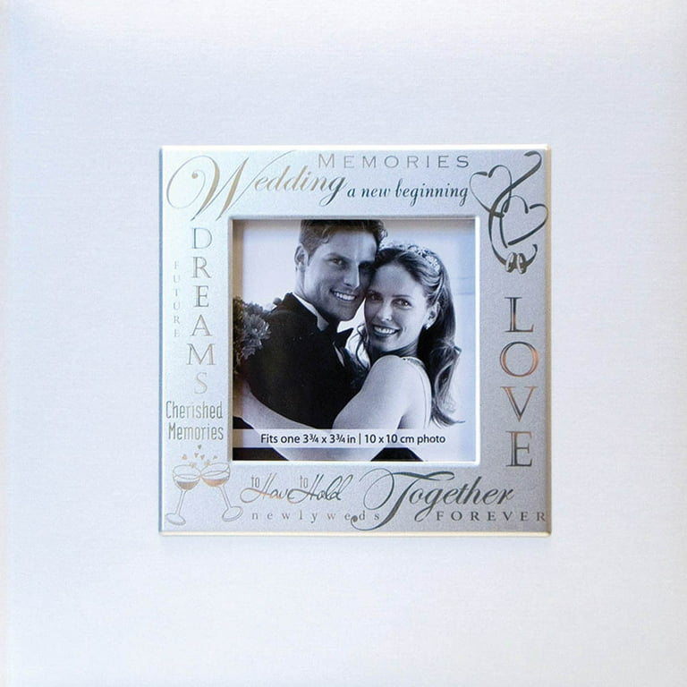 MBI Fabric Expressions Photo Album 8.5X8.5 Wedding - White