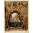 thumbnail image 2 of Auguste-Sébastien Bénard 20x24 Gold Ornate Framed and Double Matted Museum Art Print Titled - Nazareth's Arc, Rue De Nazareth. (1810), 2 of 4