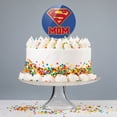 thumbnail image 4 of Acrylic Superman Super Mom Shield Logo Cake Topper Party Decoration for Wedding Anniversary Birthday Graduation, 4 of 7
