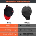 thumbnail image 2 of Livhil 24 Pack Adhesive Hat Hooks for Wall, Wide Brim Hat Holder Organizer, Strong Hold Hat Rack for Baseball Caps - Black, 2 of 7