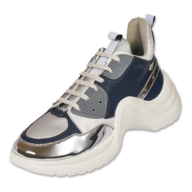 Tenis Urbano, Dama, Incognita Con Plataforma, Azul / Blanco azul marino 25 Incógnita 105D16