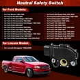 thumbnail image 2 of Interruptor de Seguridad Neutral para Ford E150 E250 E350 E450 F150 F250 F350 F450 F550 95-04, 2 of 7
