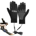 thumbnail image 4 of Usb Heated Gloves Waterproof Rechargeable Touchscreen Skiing Gloves For Men M, 4 of 4