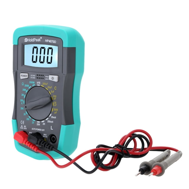 TFixol HoldPeak HP4070D Mini Digital Multimeter Resistance Capacitance Inductance Transistor Test