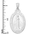 thumbnail image 3 of 925 Sterling Silver Miraculous Medal - Virgin Mary Pendant, Catholic Jewelry Gifts for Women - Golden Fire, 3 of 5