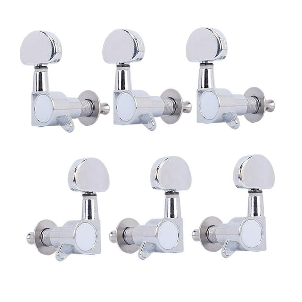 6 piezas de clavijas de afinación para guitarra 3L3R, clavijas de afinación para cuerdas de guitarra eléctrica Redondo