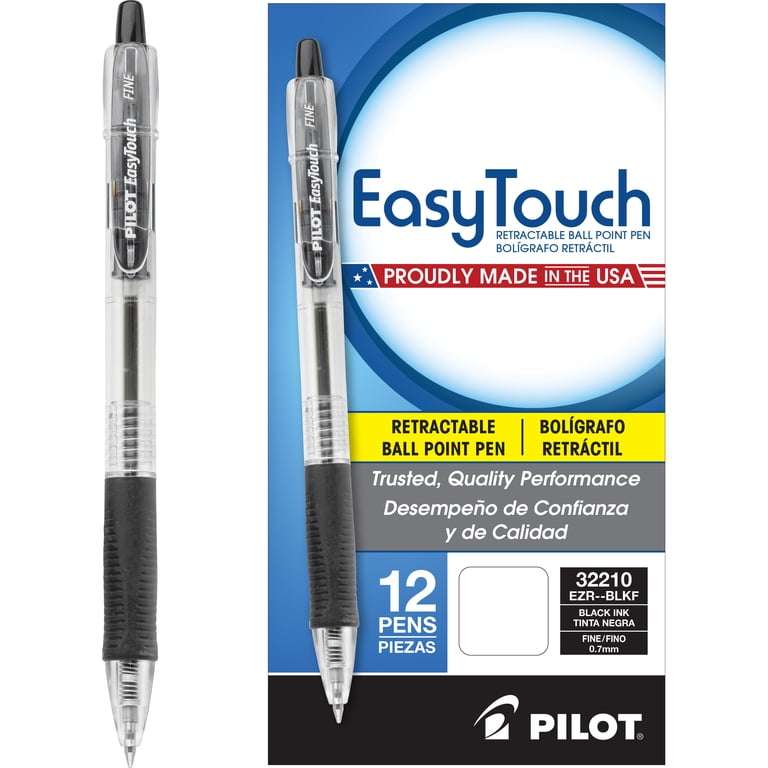 Pilot Easy Touch Retractable Ballpoint Pens, 12-Pack photo 2