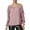 Pink, variant on Seductiva Spring Tops Women's Long Sleeve Shirts Workout Women Casual off Shoulder Long Sleeve Solid Loose T Shirt Blouses Tops Breathable & Easy Care Fabric Outfits Workout