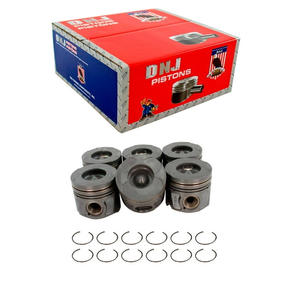 DNJ P1174 Pistons Set Fits Cars & Trucks 14-19 Jeep Ram 3.0L DOHC
