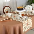 thumbnail image 5 of Fall Tree Leaves Table Runner-Cotton Linen- 120 Inch Holiday Dresser Scarves, Watercolor Autumn Orange Maple Leaf Tablerunner for Kitchen Coffee/Dining Bedroom Living Room Dinner Scarf Décor 13x120, 5 of 7