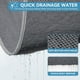 thumbnail image 5 of Alfombra de baño antideslizante | Alfombra absorbente para baño y dormitorio | Alfombra de PVC gris/beige de 60 x 40 cm | Alfombra de entrada lavable y de secado rápido, 5 of 6
