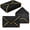 Black, variant on KTUYPOER 50 Pcs A7 Black Envelopes with Gold Border, 5 x 7 " V-Flap Gummed Seal for Invitations